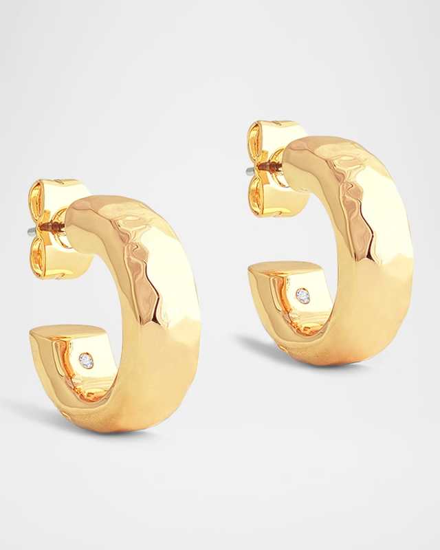 Farrier Huggie Hoop Earrings